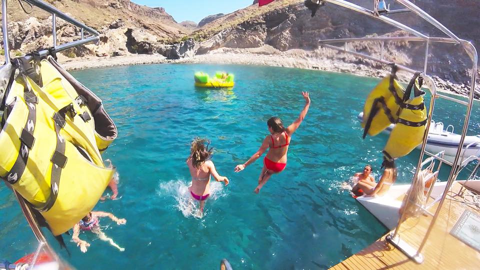 Booze cruise in the canary islands